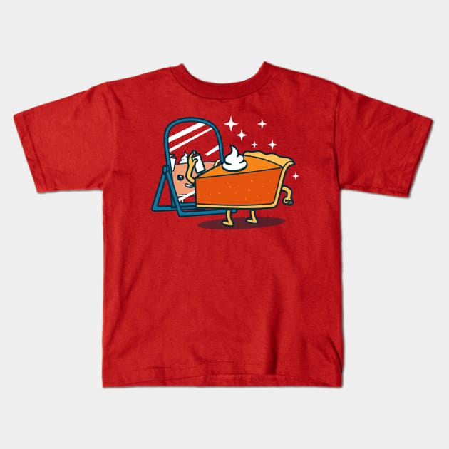 Cute Original Funny Kawaii Slice Of Cake Food Cartoon For Foodies Kids T-Shirt by Originals By Boggs